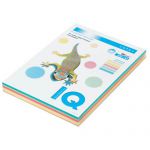 Бумага IQ Color Pastel А4, 100 листов, 160гр., 5 цветов
